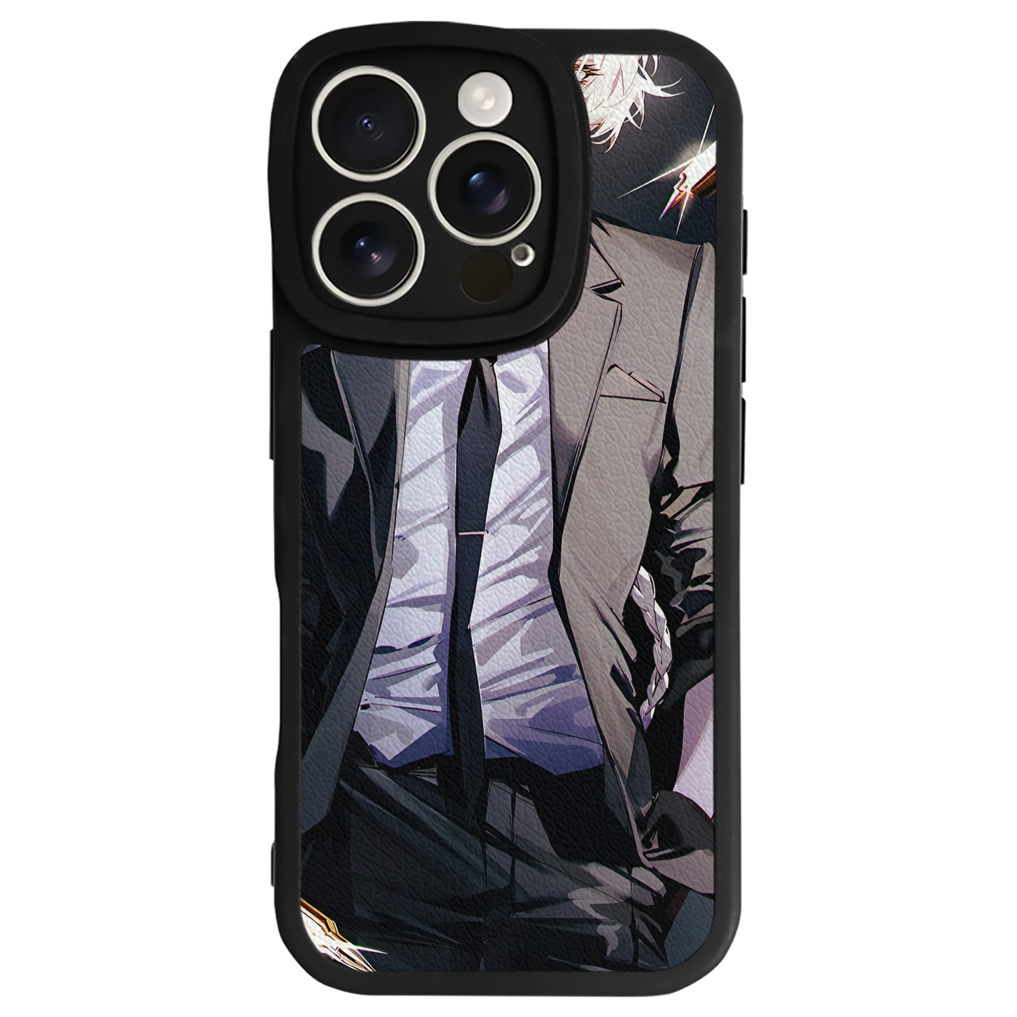 （画像用） 文豪ストレイドッグス Bungo Stray Dogs 【iPhone 16シリーズ対応】シリコンスマホケース（レザー調） 材質：シリコン